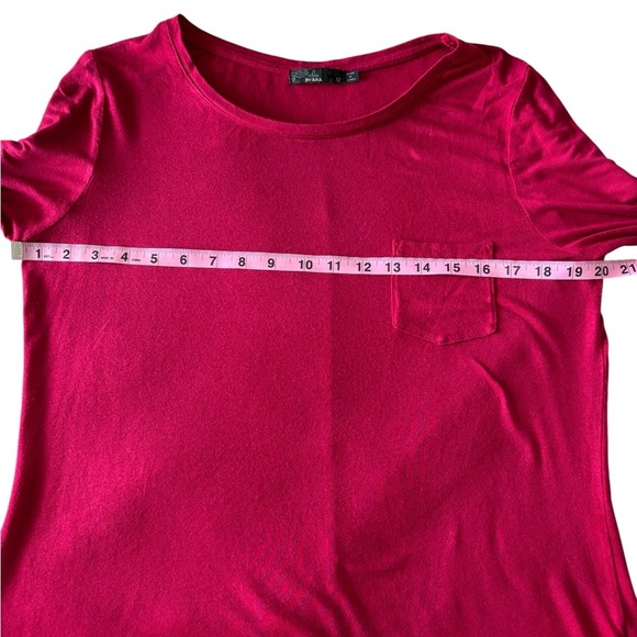 Prana Women's Long Sleeve Scoop Neck T-Shirt Athleisure Casual Stretch Pink M - Picture 7 of 9